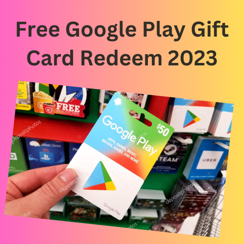 Free Google Play gift Card Generator